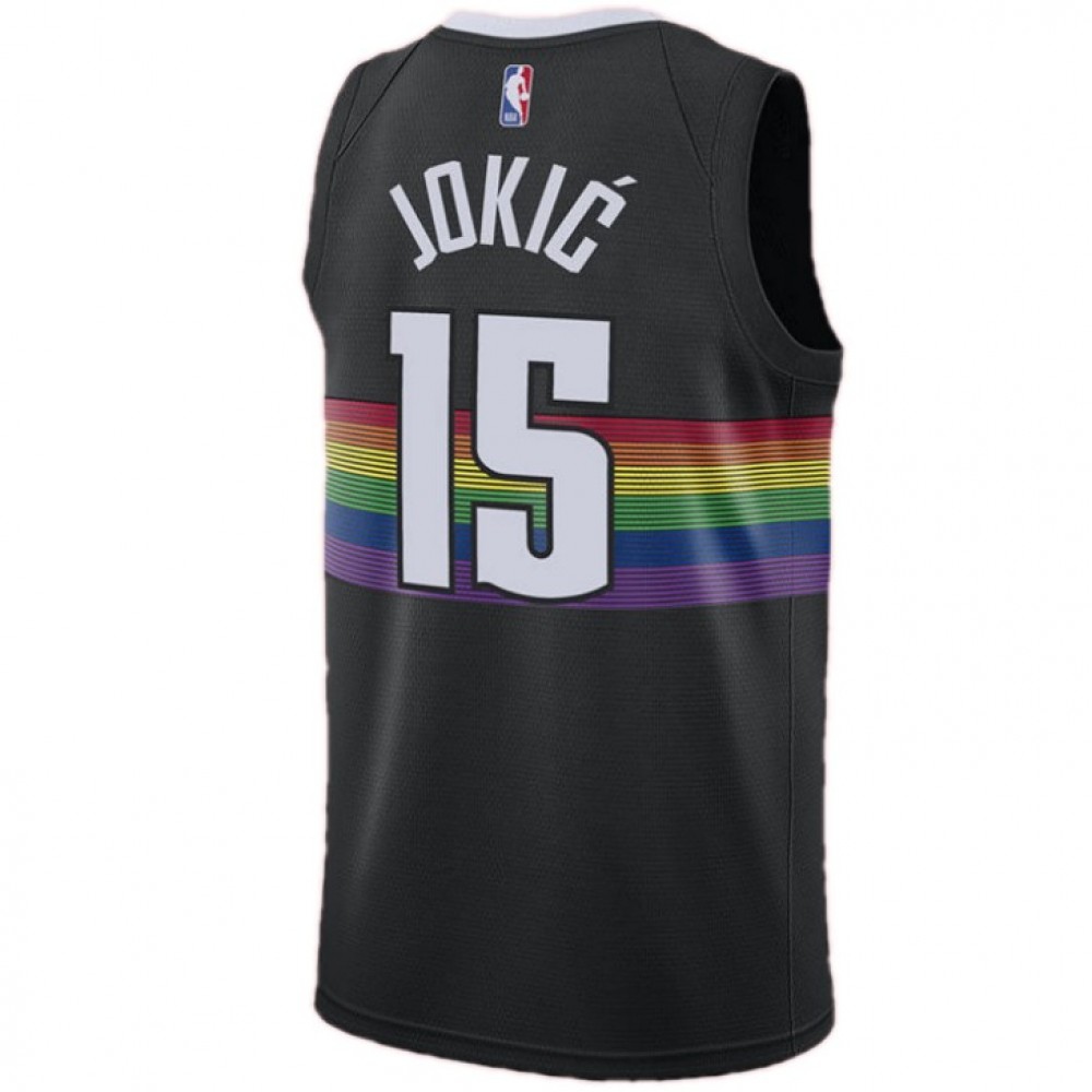 Men's Denver Nuggets Nikola Jokic #15 Black Swingman Player Jersey – City Edition-Pro Kit Vault | Brand New 26/27 Sports Jerseys